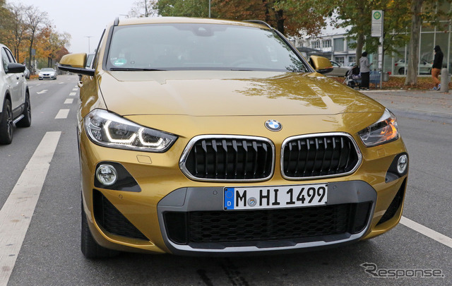 BMW X2 xDrive 25e 開発車両スクープ写真