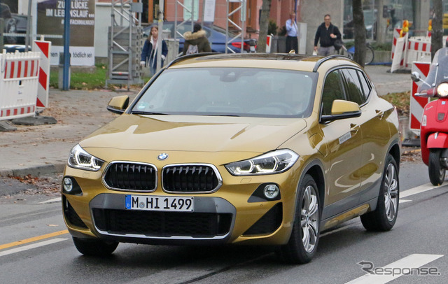 BMW X2 xDrive 25e 開発車両スクープ写真