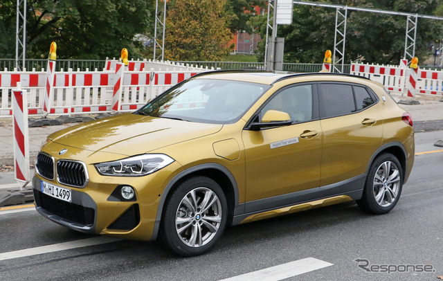 BMW X2 xDrive 25e 開発車両スクープ写真