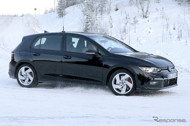 VW ゴルフGTI 開発車両 スクープ写真