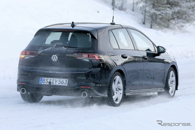 VW ゴルフGTI 開発車両 スクープ写真