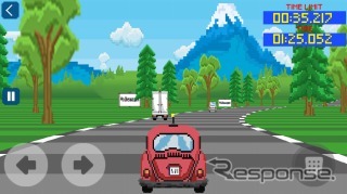スマートフォン向けアプリ「Play On! by Volkswagen」の新ゲーム「ランランワーゲン」