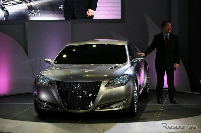 【ニューヨークモーターショー08】スズキ キザシ3、2010年までに市販化