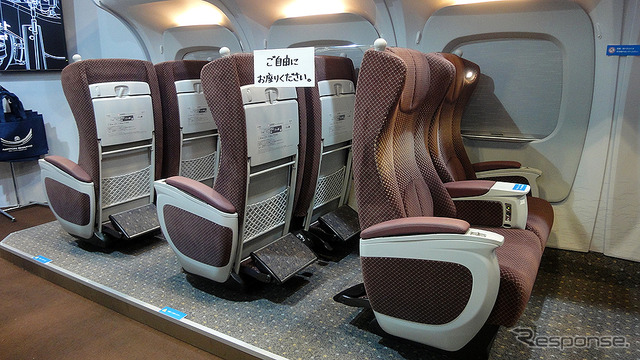 日本車輌製造(JR東海グループ):N700S先行試作車 座席