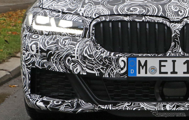 BMW 5シリーズ 改良新型 Mスポーツパッケージ(スクープ写真)