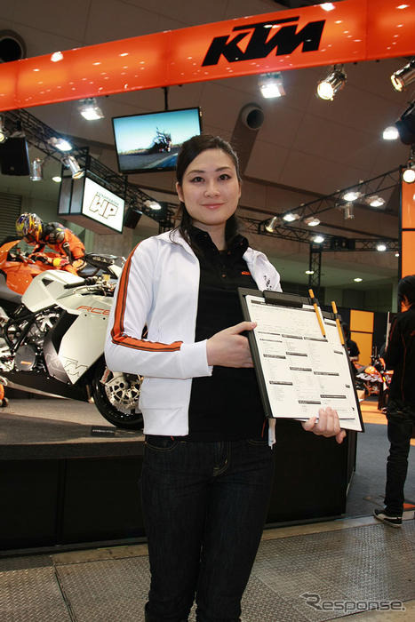 【東京モーターサイクルショー08】コンパニオン写真蔵…KTM