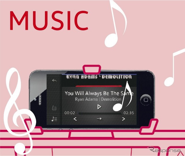 VW cross up! 純正インフォテイメントシステム“Composition Phone