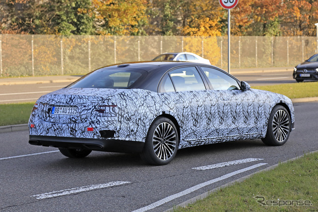 メルセデスベンツ Sクラス 次期型プロトタイプ(スクープ写真)