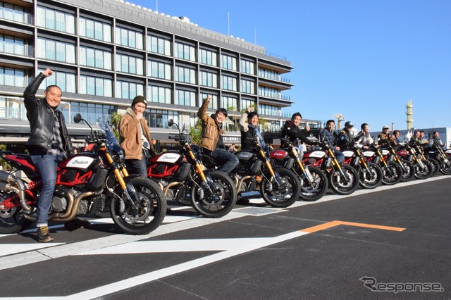 全国からFTR1200オーナー達が集まった