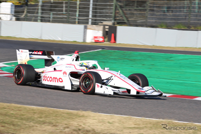 総合4位の山本尚貴(DOCOMO TEAM DANDELION RACING)