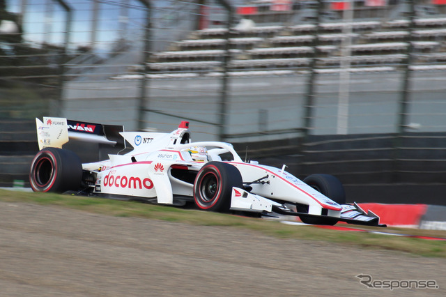 総合2位の山本尚貴(DOCOMO TEAM DANDELION RACING)