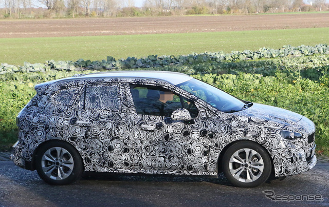 BMW 2シリーズアクティブツアラー 次期型プロトタイプ(スクープ写真)