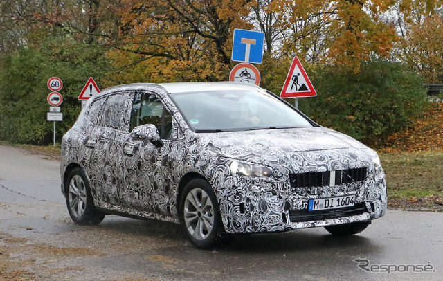 BMW 2シリーズアクティブツアラー 次期型プロトタイプ(スクープ写真)