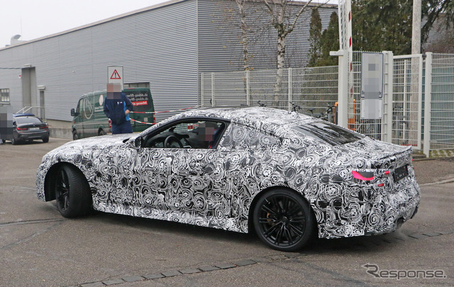 BMW M4クーペ 新型プロトタイプ(スクープ写真)