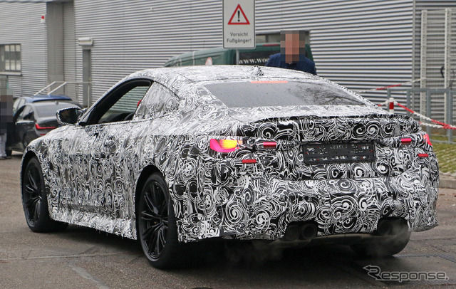 BMW M4クーペ 新型プロトタイプ(スクープ写真)