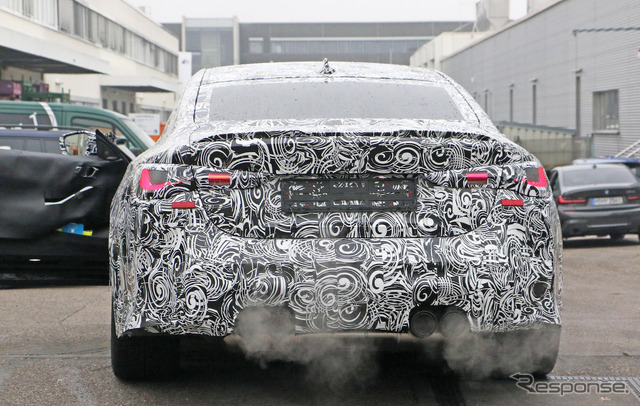 BMW M4クーペ 新型プロトタイプ(スクープ写真)