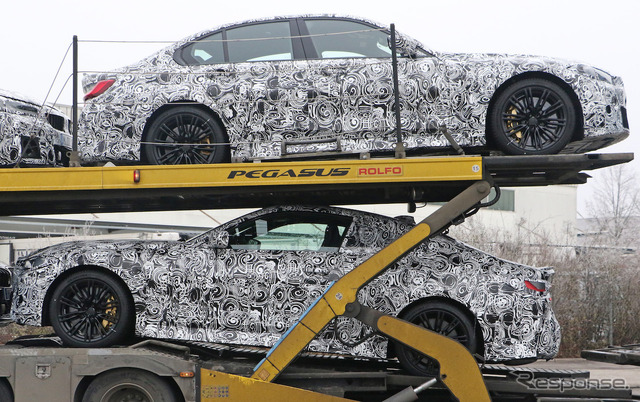 BMW M4クーペ 新型プロトタイプ(スクープ写真)