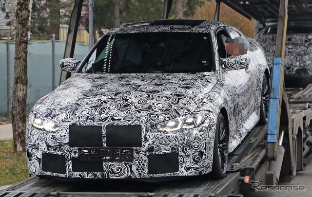 BMW M4クーペ 新型プロトタイプ(スクープ写真)