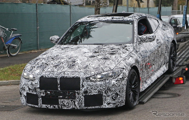BMW M4クーペ 新型プロトタイプ(スクープ写真)