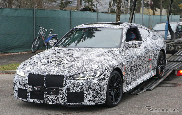 BMW M4クーペ 新型プロトタイプ(スクープ写真)