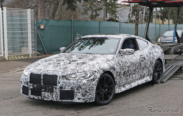 BMW M4クーペ 新型プロトタイプ(スクープ写真)