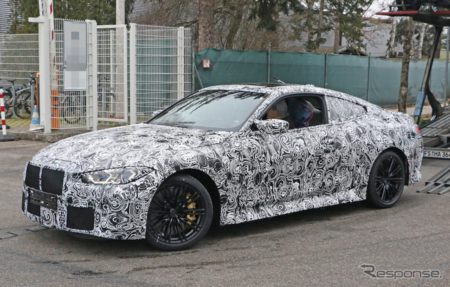 BMW M4クーペ 新型プロトタイプ(スクープ写真)