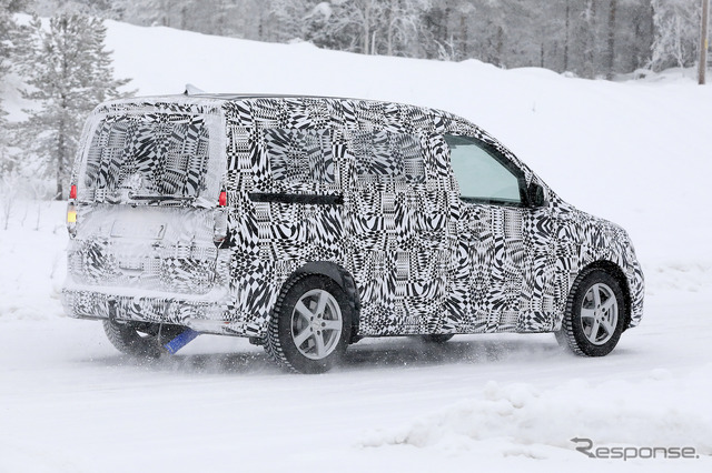 VW キャディ 次期型(スクープ写真)