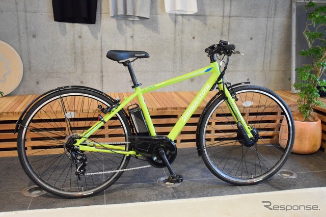 ブリヂストンサイクル「TB1e」(T.Xネオンライム)