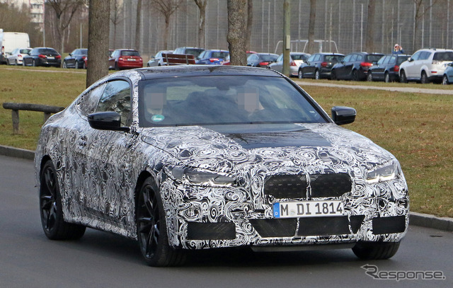 BMW 4シリーズ 次期型プロトタイプ（スクープ写真）