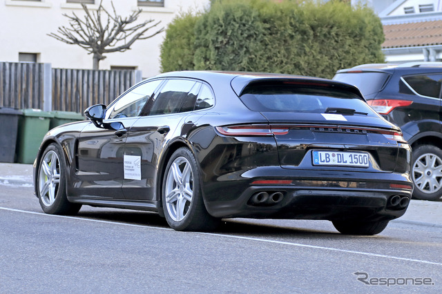 ポルシェ パナメーラ スポーツツーリスモ改良新型(スクープ写真)