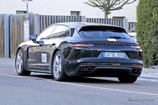 ポルシェ パナメーラ スポーツツーリスモ改良新型(スクープ写真)