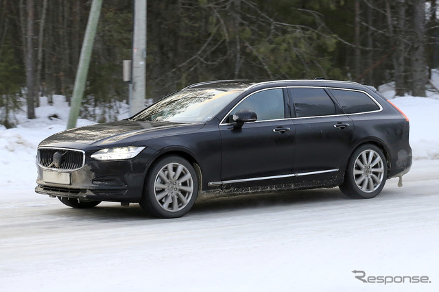 ボルボ V90 改良新型 プロトタイプ(スクープ写真)