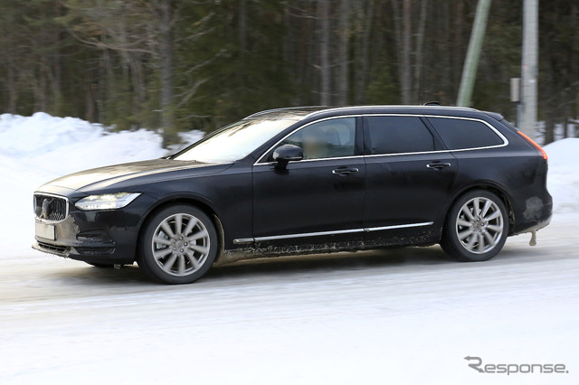 ボルボ V90 改良新型 プロトタイプ(スクープ写真)