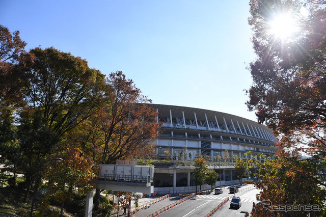 国立競技場（東京、12月4日）