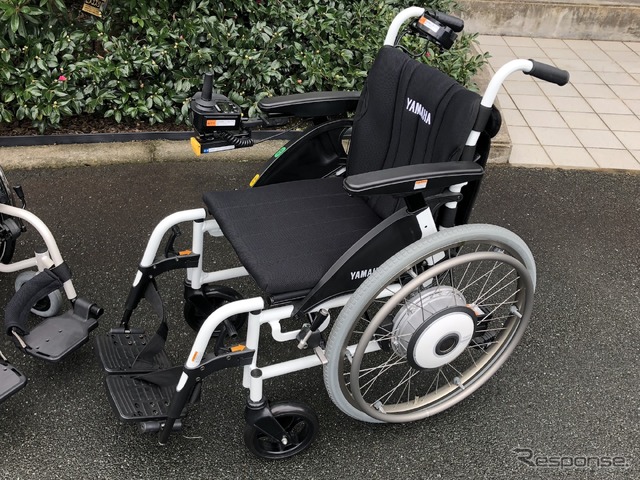ヤマハのフル電動タイプの車いす「JWアクティブ PLUS+」