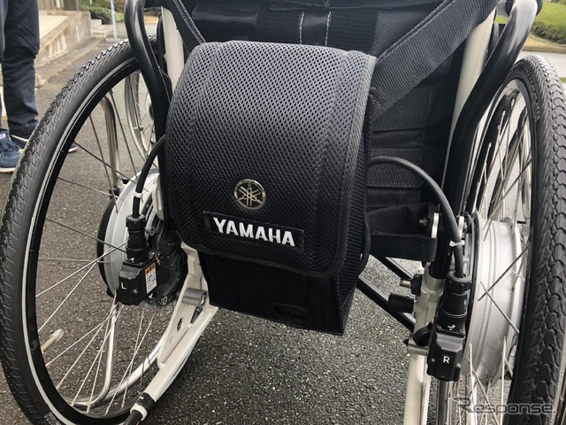 ヤマハの電動車いすに搭載する充電式バッテリー