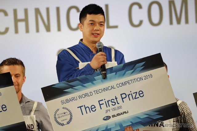 優勝した中国のシャン・ドンゴン選手