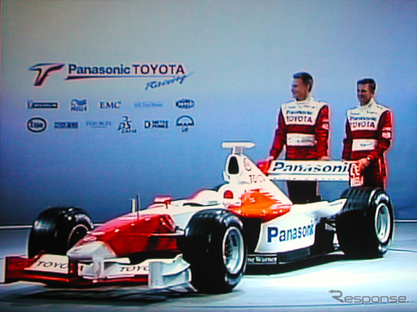 【トヨタF1ドリーム】2002年型発表…ミカ＆アラン「いいコンビ」