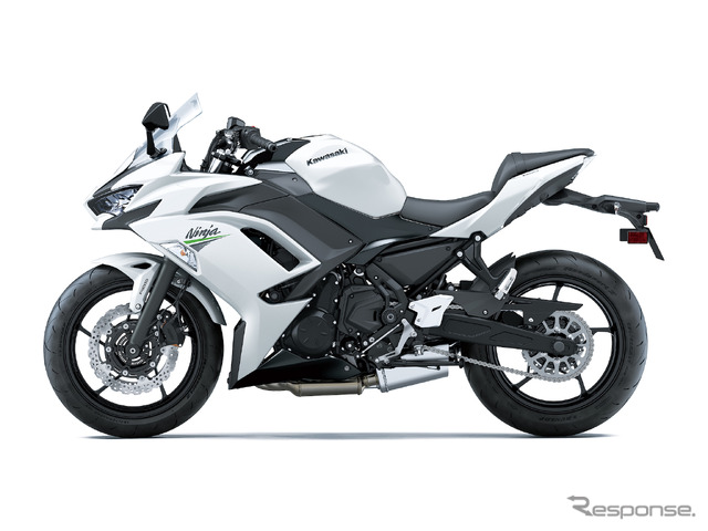 カワサキNinja 650 / パールブリザードホワイト（2020年モデル）