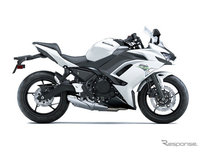 カワサキNinja 650 / パールブリザードホワイト（2020年モデル）