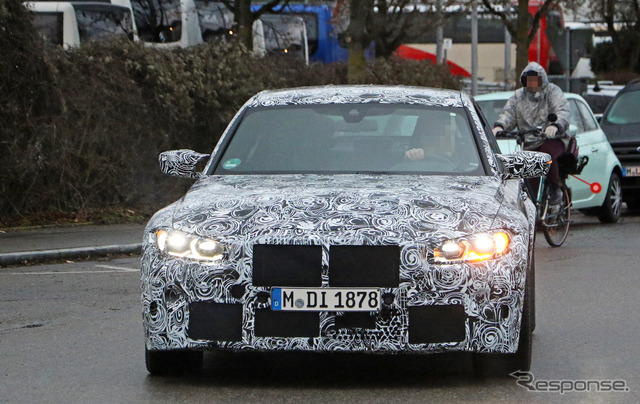 BMW M3 新型プロトタイプ(スクープ写真)
