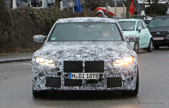 BMW M3 新型プロトタイプ(スクープ写真)