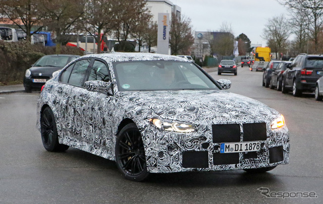 BMW M3 新型プロトタイプ(スクープ写真)
