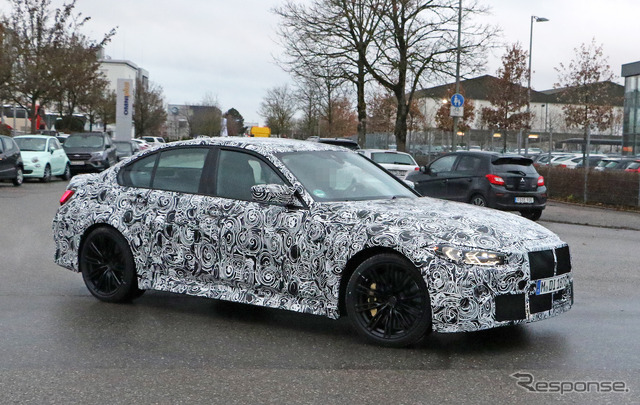 BMW M3 新型プロトタイプ(スクープ写真)