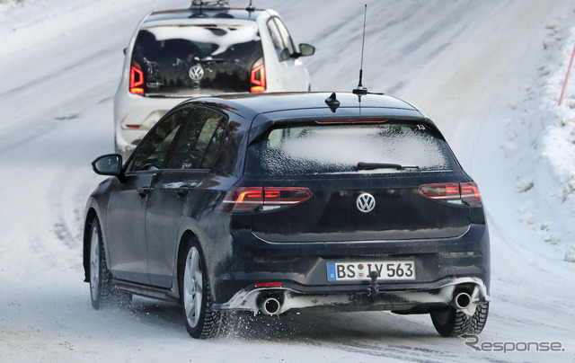 VW ゴルフ GTI 新型プロトタイプ(スクープ写真)
