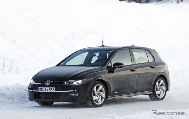 VW ゴルフ GTI 新型プロトタイプ(スクープ写真)