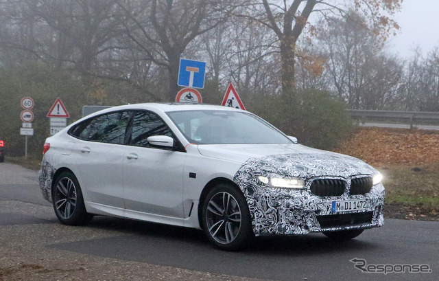 BMW 6シリーズ GT 改良新型プロトタイプ(スクープ写真)