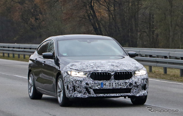BMW 6シリーズ GT 改良新型プロトタイプ(スクープ写真)