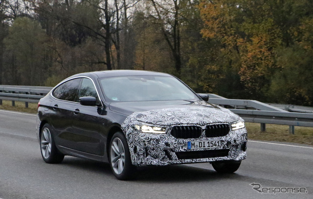 BMW 6シリーズ GT 改良新型プロトタイプ(スクープ写真)