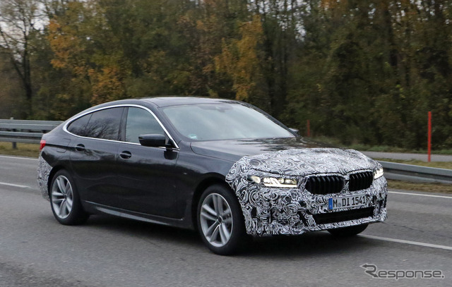 BMW 6シリーズ GT 改良新型プロトタイプ(スクープ写真)